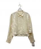 IENAイエナ）の古着「ラミーリヨセルショートシャツ」｜ベージュ