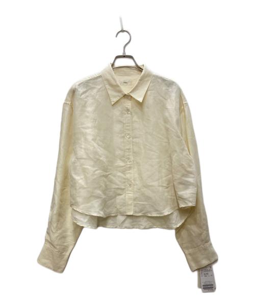 IENA（イエナ）IENA (イエナ) ラミーリヨセルショートシャツ ベージュ サイズ:free 未使用品の古着・服飾アイテム