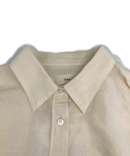 IENA（イエナ）IENA (イエナ) ラミーリヨセルショートシャツ ベージュ サイズ:free 未使用品の古着・服飾アイテム