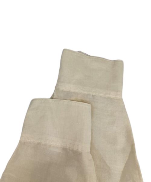 IENA（イエナ）IENA (イエナ) ラミーリヨセルショートシャツ ベージュ サイズ:free 未使用品の古着・服飾アイテム