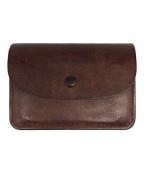 SLOW&COスロウアンドコー）の古着「ingrasat ミニウォレット/イングラサットミニウォレット」｜ブラウン