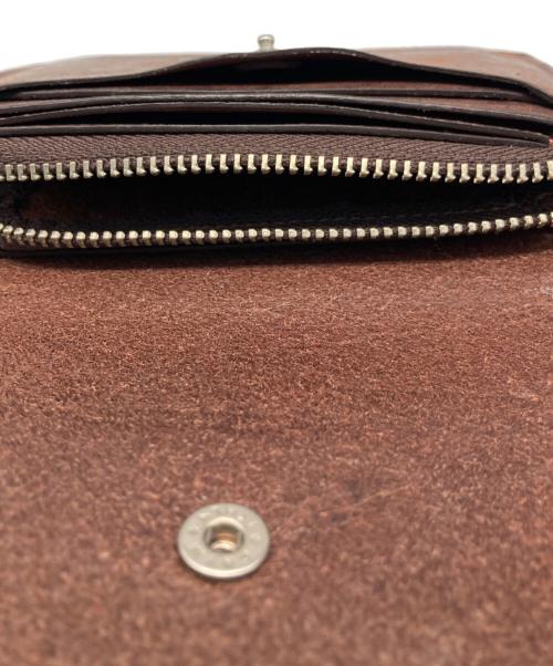 SLOW&CO（スロウアンドコー）SLOW＆CO (スロウアンドコー) ingrasat ミニウォレット/イングラサットミニウォレット ブラウンの古着・服飾アイテム