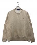 POLO RALPH LAURENポロ・ラルフローレン）の古着「クルーネックスウェット」｜ベージュ