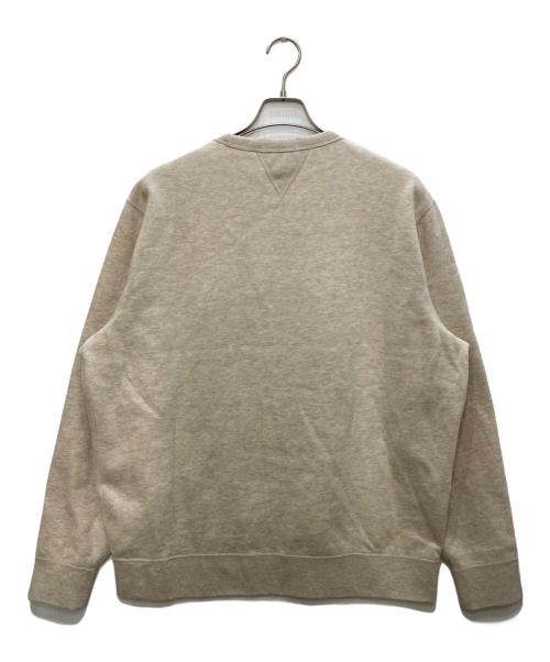 POLO RALPH LAUREN（ポロ・ラルフローレン）POLO RALPH LAUREN (ポロ・ラルフローレン) クルーネックスウェット ベージュ サイズ:XLの古着・服飾アイテム