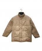 POLO RALPH LAURENポロ・ラルフローレン）の古着「リバーシブルダウンジャケット」｜ブラック×ベージュ