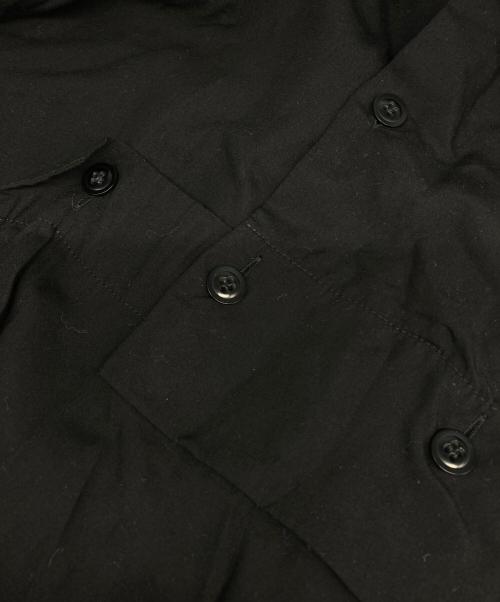 Y's（ワイズ）Y's (ワイズ) テンセルシャツワンピース ブラック サイズ:2の古着・服飾アイテム