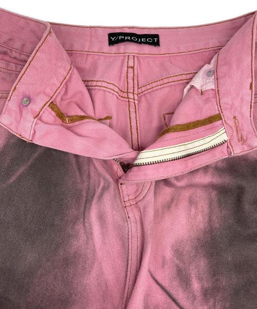 Y. PROJECT（ワイプロジェクト）Y. PROJECT (ワイプロジェクト) ドレープデニム ピンク サイズ:31の古着・服飾アイテム