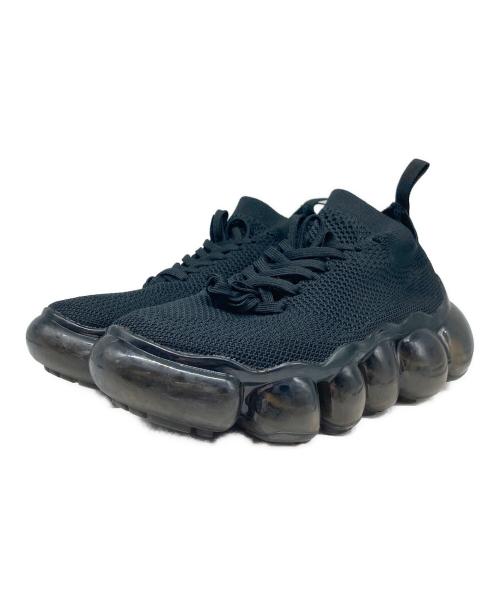 grounds（グラウンズ）grounds (グラウンズ) クリアソールスニーカー ブラック サイズ:CM25/EU39/US8/UK5.5の古着・服飾アイテム