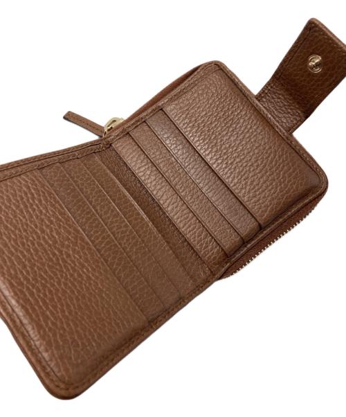 GUCCI（グッチ）GUCCI (グッチ) GGキャンバスミニウォレット ベージュの古着・服飾アイテム