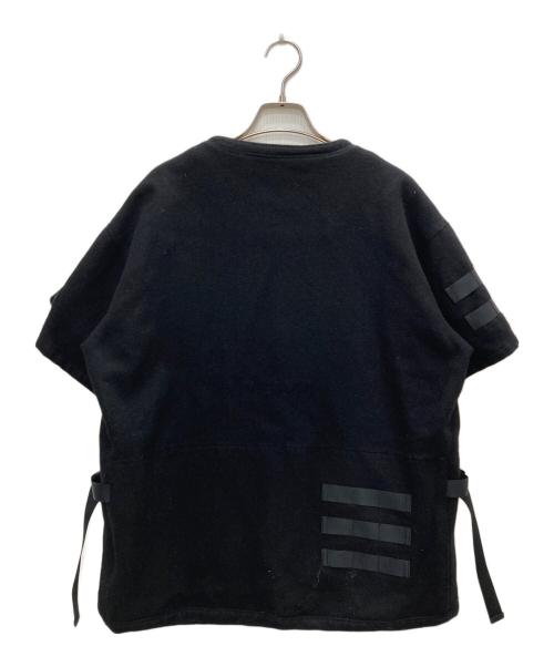 mout recon tailor（マウトリーコンテーラー）MOUT RECON TAILOR (マウトリーコンテーラー) 半袖ウールジャケット ブラック サイズ:44の古着・服飾アイテム