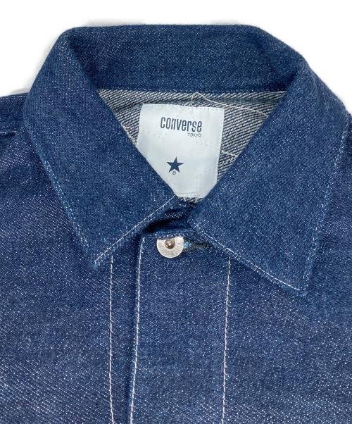CONVERSE TOKYO（コンバーストウキョウ）CONVERSE TOKYO (コンバーストウキョウ) KURO (クロ) LOOSE DENIM JACKET インディゴ サイズ:free 未使用品の古着・服飾アイテム