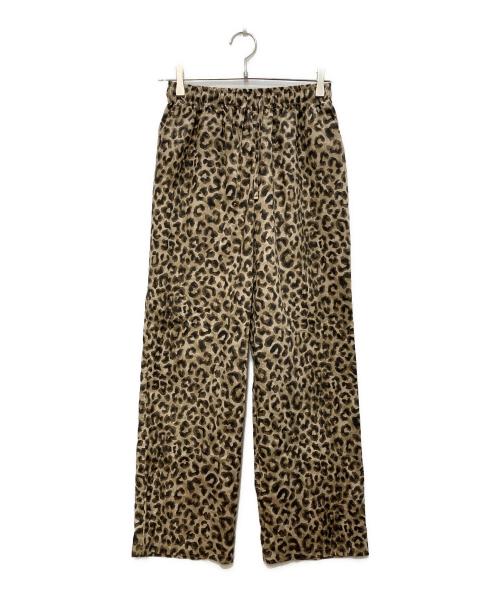 CLOTH&CROSS（クロスアンドクロス）CLOTH&CROSS (クロスアンドクロス) レオパードパンツ ブラウン サイズ:1の古着・服飾アイテム