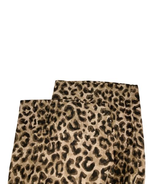 CLOTH&CROSS（クロスアンドクロス）CLOTH&CROSS (クロスアンドクロス) レオパードパンツ ブラウン サイズ:1の古着・服飾アイテム