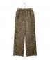 CLOTH&CROSS（クロスアンドクロス）の古着「レオパードパンツ」｜ブラウン