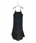 PALE JUTE (ペールジュート) ドットキャミソールワンピース ブラック サイズ:F-short：10000円
