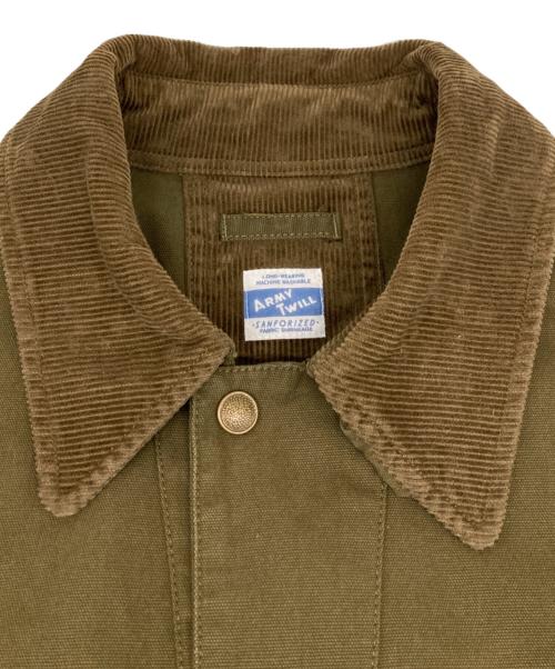 ARMY TWILL（アーミーツイル）ARMY TWILL (アーミーツイル) DUCK LOGGER JK/ダック ロガー ジャケット オリーブ サイズ:freeの古着・服飾アイテム