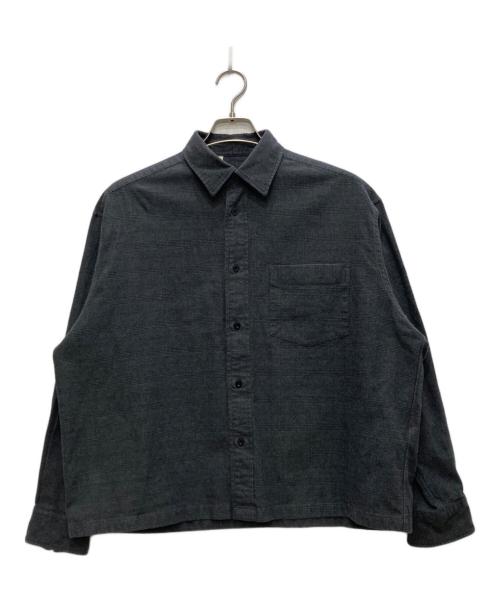 N.HOOLYWOOD（エヌ ハリウッド）N.HOOLYWOOD (エヌ ハリウッド) フランネルチェックシャツ グレー サイズ:36の古着・服飾アイテム