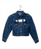 MAISON SPECIALメゾンスペシャル）の古着「2WAYビスチェデニムジャケット」｜インディゴ