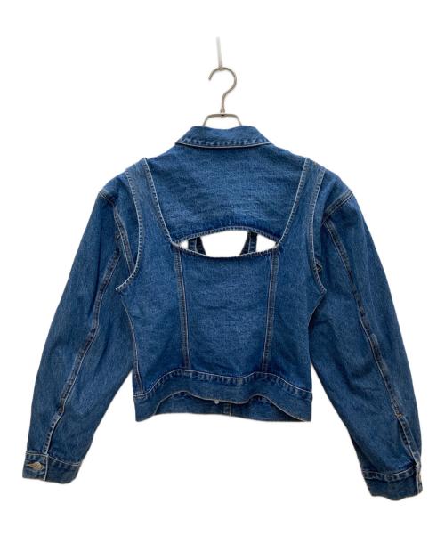 MAISON SPECIAL（メゾンスペシャル）MAISON SPECIAL (メゾンスペシャル) 2WAYビスチェデニムジャケット インディゴ サイズ:freeの古着・服飾アイテム