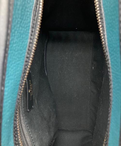 Kate Spade（ケイトスペード）Kate Spade (ケイトスペード) エラ ショルダーバッグ グリーン×ブラックの古着・服飾アイテム