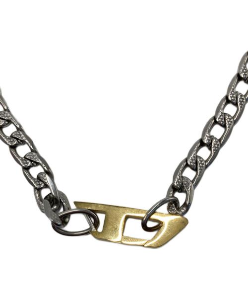 DIESEL（ディーゼル）DIESEL (ディーゼル) チェーンネックレス シルバーの古着・服飾アイテム