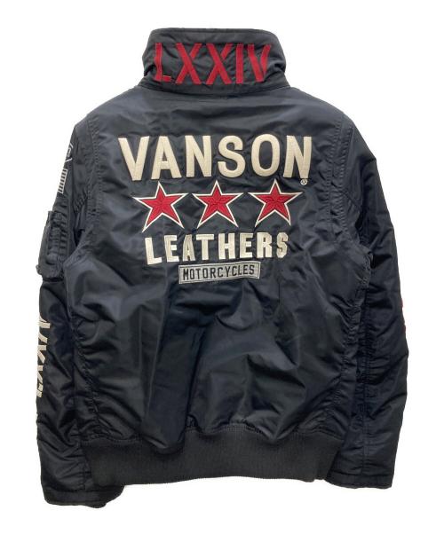 VANSON（バンソン）VANSON (バンソン) シンサレートジャケット ブラック サイズ:Mの古着・服飾アイテム