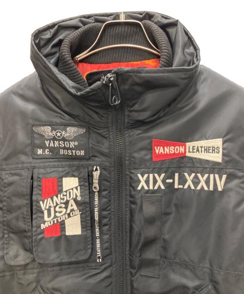 VANSON（バンソン）VANSON (バンソン) シンサレートジャケット ブラック サイズ:Mの古着・服飾アイテム