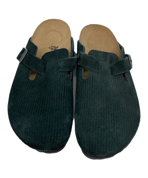 BIRKENSTOCK（ビルケンシュトック）BIRKENSTOCK (ビルケンシュトック) Exclusive Boston Corduroy サンダル/エクスクルーシブ ボストン コーデュロイ サンダル ブラック サイズ:23cmの古着・服飾アイテム