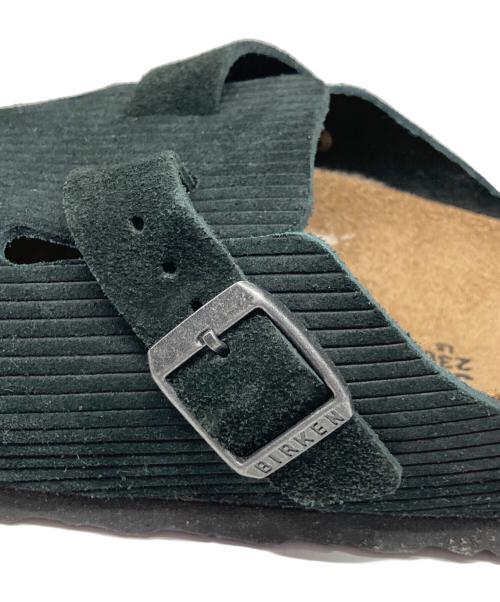 BIRKENSTOCK（ビルケンシュトック）BIRKENSTOCK (ビルケンシュトック) Exclusive Boston Corduroy サンダル/エクスクルーシブ ボストン コーデュロイ サンダル ブラック サイズ:23cmの古着・服飾アイテム