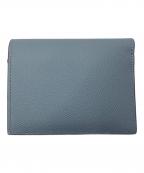 bonaventuraボナベンチュラ）の古着「シュリンクレザー 2つ折り財布」｜ブルー