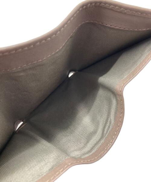 JIMMY CHOO（ジミーチュウ）JIMMY CHOO (ジミーチュウ) 3つ折り財布 ベージュの古着・服飾アイテム