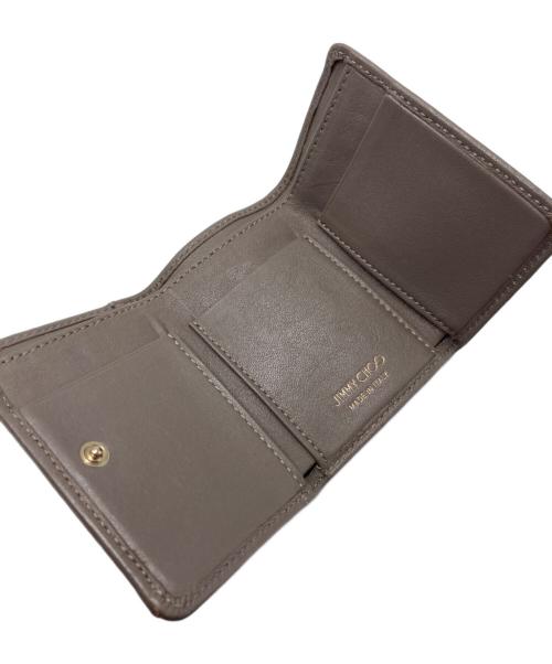 JIMMY CHOO（ジミーチュウ）JIMMY CHOO (ジミーチュウ) 3つ折り財布 ベージュの古着・服飾アイテム