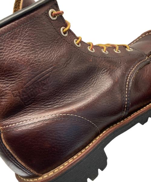 RED WING（レッドウィング）RED WING (レッドウィング) ROUGHNECK ブーツ ブラウン サイズ:USA UK8/EUR42/cm27の古着・服飾アイテム