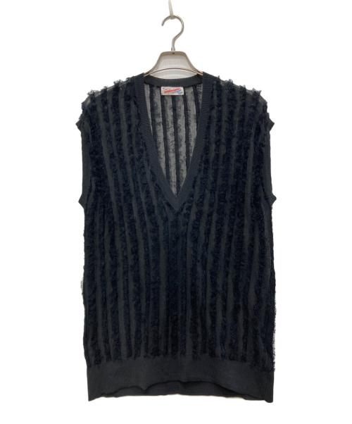 Spick and Span（スピックアンドスパン）Spick and Span (スピックアンドスパン) フリンジニットベスト ブラック サイズ:Freeの古着・服飾アイテム