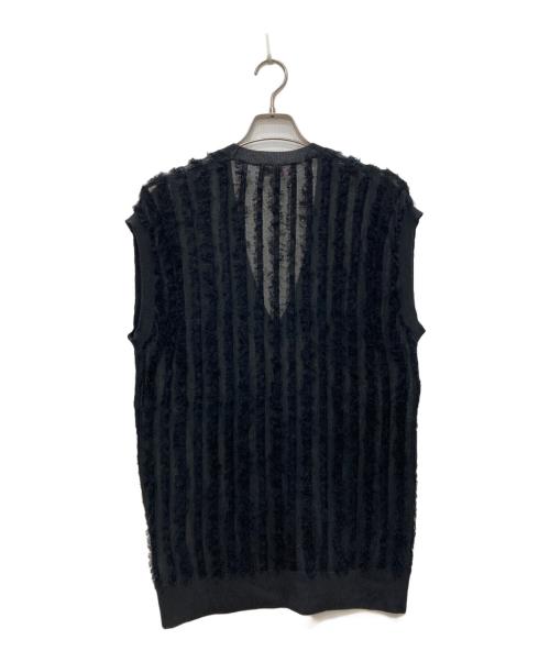 Spick and Span（スピックアンドスパン）Spick and Span (スピックアンドスパン) フリンジニットベスト ブラック サイズ:Freeの古着・服飾アイテム