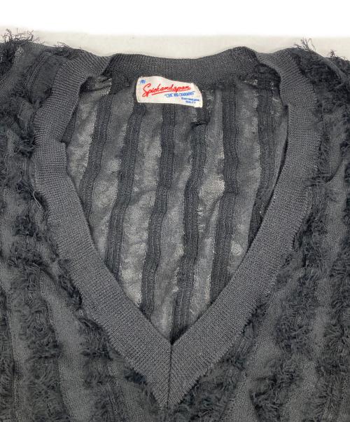 Spick and Span（スピックアンドスパン）Spick and Span (スピックアンドスパン) フリンジニットベスト ブラック サイズ:Freeの古着・服飾アイテム