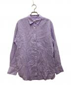 SLOBE IENAスローブ イエナ）の古着「リネンコットンレギュラーシャツ」｜パープル