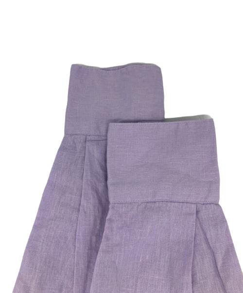 SLOBE IENA（スローブ イエナ）SLOBE IENA (スローブ イエナ) リネンコットンレギュラーシャツ パープル サイズ:free 未使用品の古着・服飾アイテム