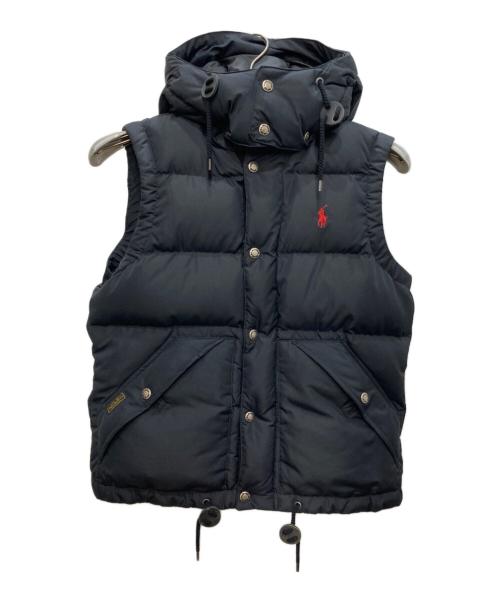 POLO RALPH LAUREN（ポロ・ラルフローレン）POLO RALPH LAUREN (ポロ・ラルフローレン) ダウンベスト ブラック サイズ:Sの古着・服飾アイテム