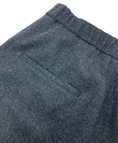 GALERIE VIE（ギャルリーヴィー）GALERIE VIE (ギャルリーヴィー) ウールサキソニー ストレートパンツ グレー サイズ:32の古着・服飾アイテム