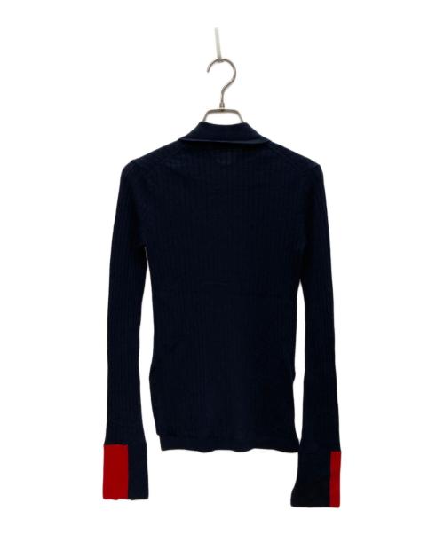 CINOH（チノ）CINOH (チノ) TIGHT KNIT CARDIGAN/タイトニットカーディガン ネイビー サイズ:36の古着・服飾アイテム