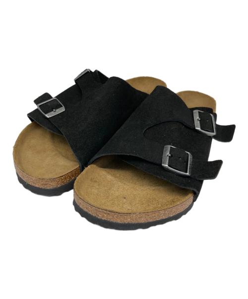 BIRKENSTOCK（ビルケンシュトック）BIRKENSTOCK (ビルケンシュトック) ベルテッドサンダル ベージュ×ブラック サイズ:26.5cm/US8.5/UK7.5/EUR42の古着・服飾アイテム