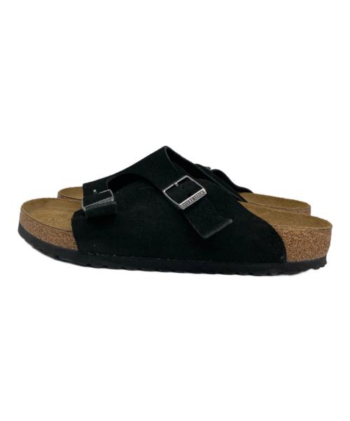 BIRKENSTOCK（ビルケンシュトック）BIRKENSTOCK (ビルケンシュトック) ベルテッドサンダル ベージュ×ブラック サイズ:26.5cm/US8.5/UK7.5/EUR42の古着・服飾アイテム