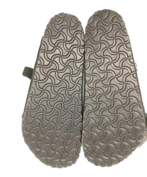 BIRKENSTOCK（ビルケンシュトック）BIRKENSTOCK (ビルケンシュトック) ベルテッドサンダル ベージュ×ブラック サイズ:26.5cm/US8.5/UK7.5/EUR42の古着・服飾アイテム