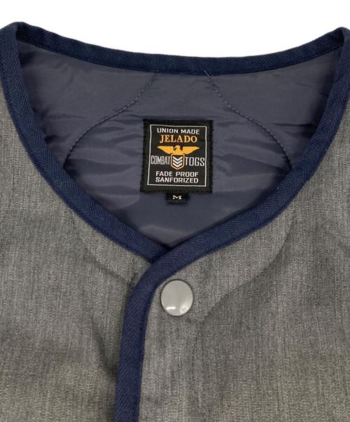 JELADO（ジェラード）JELADO (ジェラード) キルティングジャケット グレー サイズ:Ｍの古着・服飾アイテム