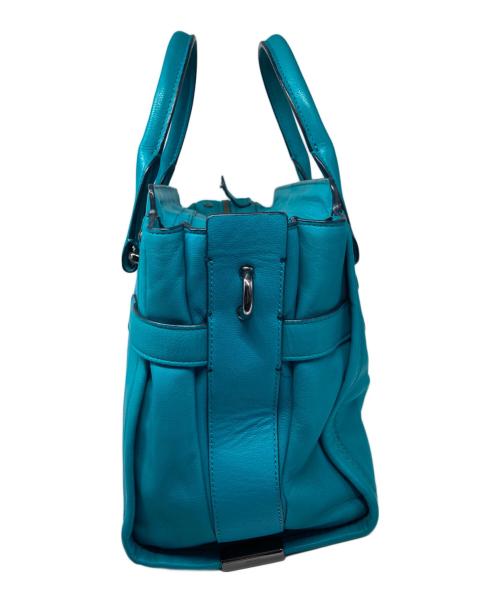 COACH（コーチ）COACH (コーチ) スワッガー キャリーオール ハンドバッグ ブルーの古着・服飾アイテム