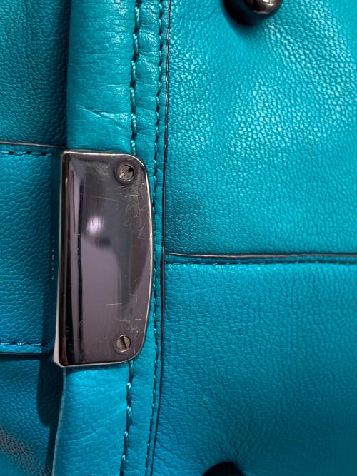 COACH（コーチ）COACH (コーチ) スワッガー キャリーオール ハンドバッグ ブルーの古着・服飾アイテム