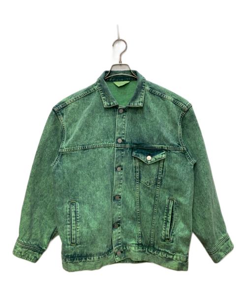 jieda（ジエダ）Jieda (ジエダ) CHEMICAL DENIM JACKET/ケミカルデニムジャケット グリーン サイズ:1の古着・服飾アイテム
