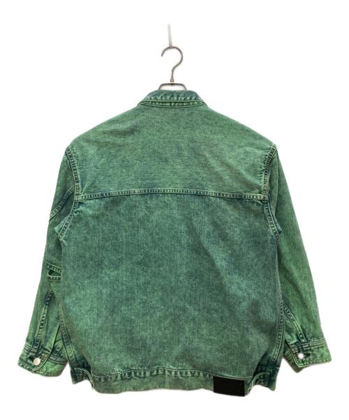 jieda（ジエダ）Jieda (ジエダ) CHEMICAL DENIM JACKET/ケミカルデニムジャケット グリーン サイズ:1の古着・服飾アイテム