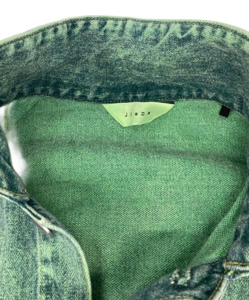 jieda（ジエダ）Jieda (ジエダ) CHEMICAL DENIM JACKET/ケミカルデニムジャケット グリーン サイズ:1の古着・服飾アイテム